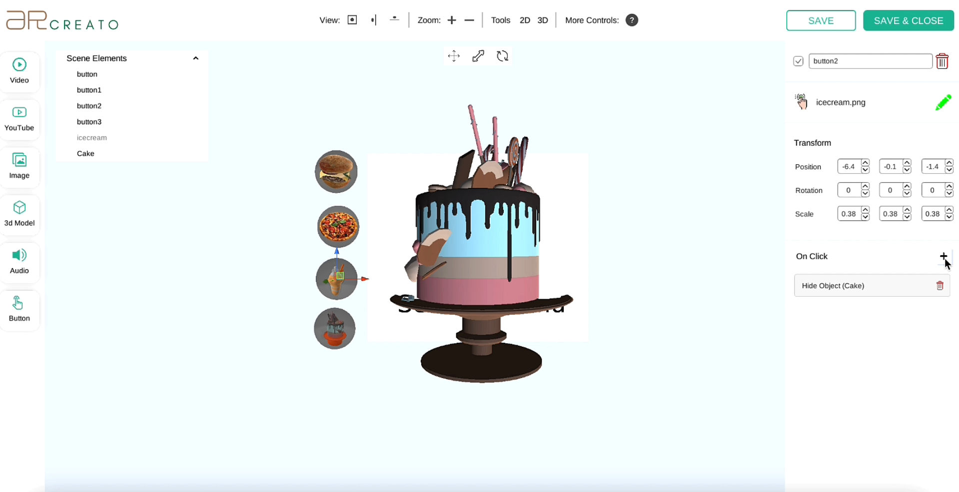 Ar creator shop