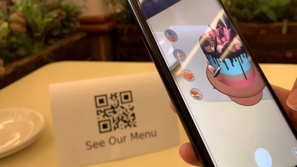 Create Augmented Reality experience for Restaurants